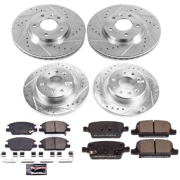 2016-2020 Chevrolet Malibu Disc Brake Kit - Front and Rear (Powerstop)