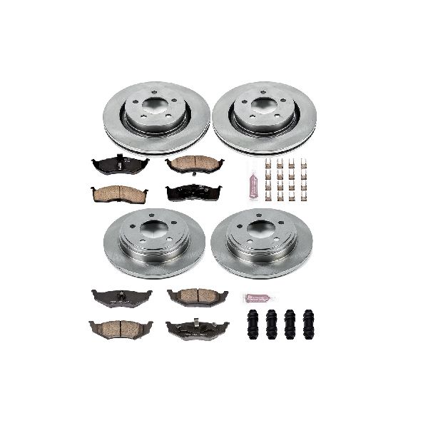 2000-2004 Dodge Intrepid Disc Brake Kit - Front and Rear (Powerstop)