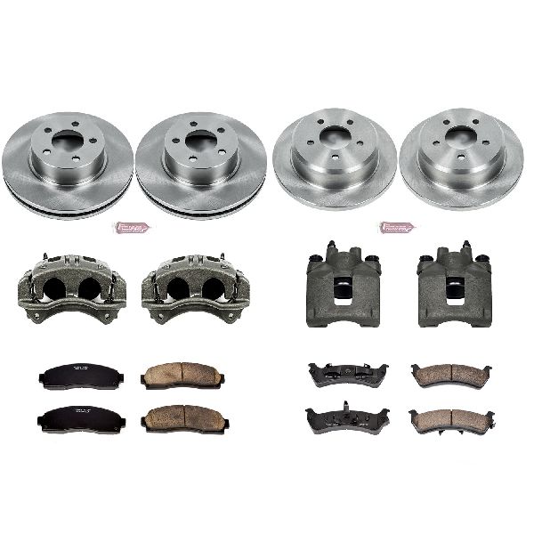 2001-2002 Ford Explorer Sport Disc Brake Kit - Front and Rear (Powerstop)