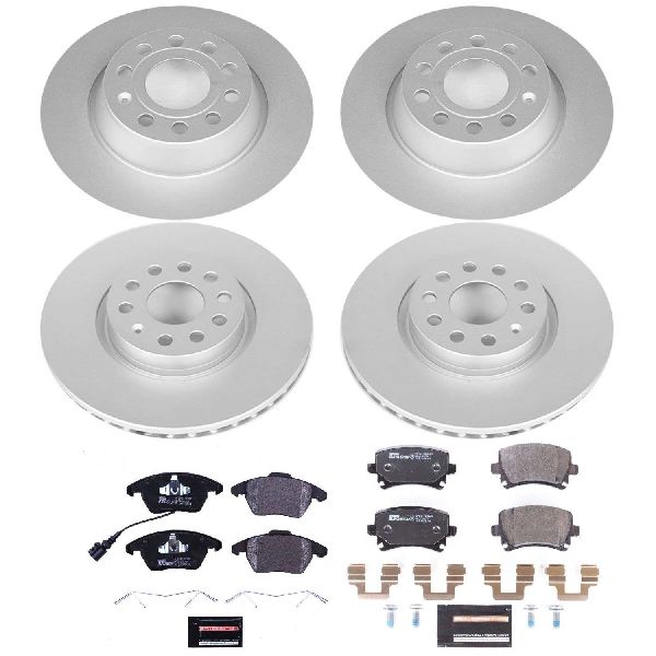 2007-2009 Volkswagen Eos Disc Brake Kit - Front and Rear (Powerstop)