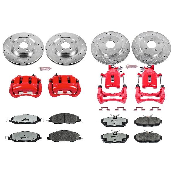 2011-2014 Ford Mustang Disc Brake Kit - Front and Rear (Powerstop)