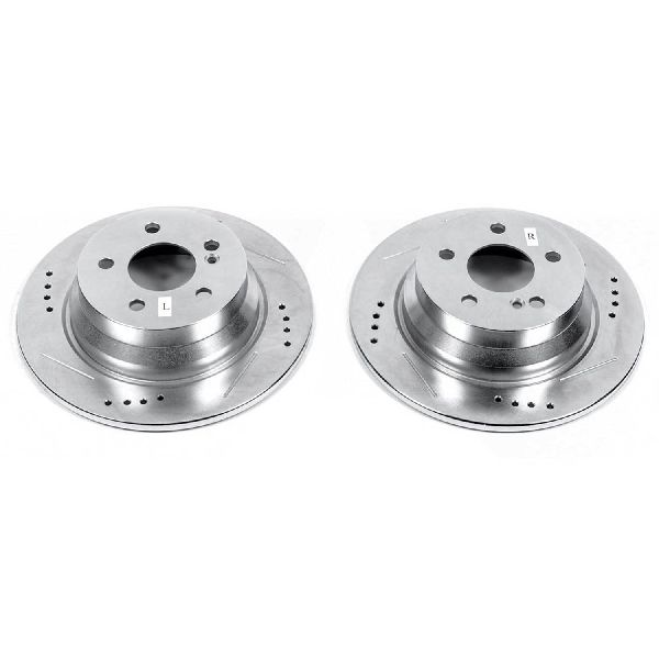 2004-2006 Mercedes-Benz E500 Disc Brake Rotor Set - Rear (Powerstop)