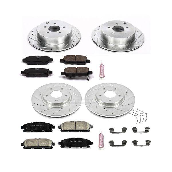 2011-2017 Nissan Quest Disc Brake Kit - Front and Rear (Powerstop)