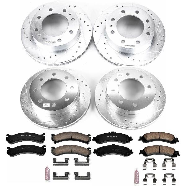 2005 Chevrolet Silverado 1500 HD Disc Brake Kit - Front and Rear (Powerstop)