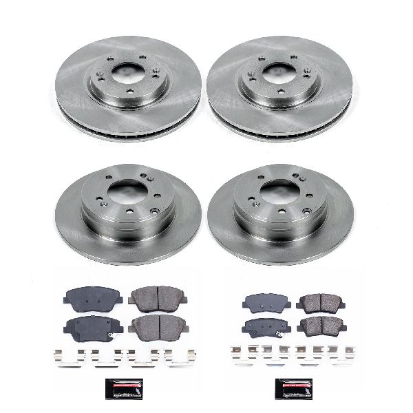 2011-2015 Hyundai Sonata Disc Brake Kit - Front and Rear (Powerstop)