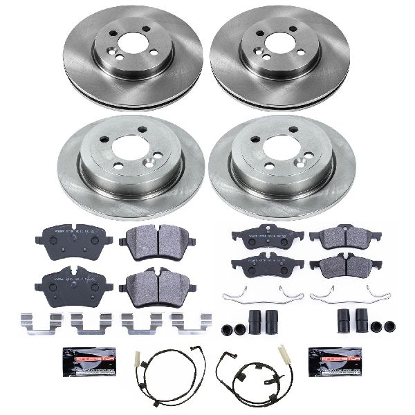 2007-2010 Mini Cooper Disc Brake Kit - Front and Rear (Powerstop)
