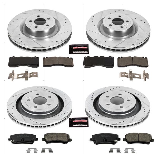 2015-2023 Ford Mustang Disc Brake Kit - Front and Rear (Powerstop)