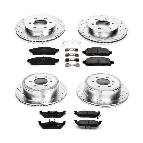 2006-2008 Lincoln Mark LT Disc Brake Kit - Front and Rear (Powerstop)