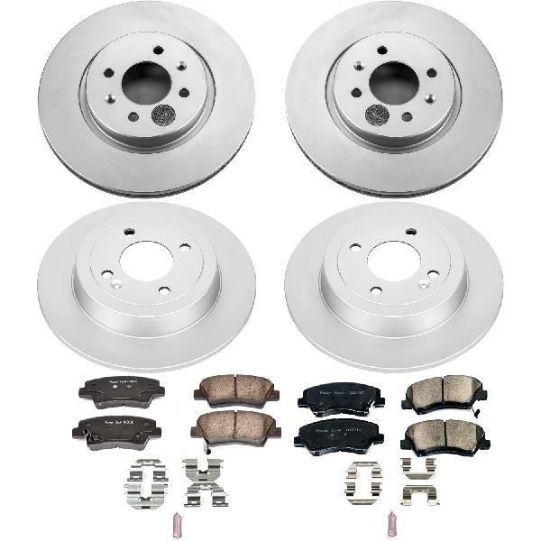 2012-2017 Kia Rio Disc Brake Kit - Front and Rear (Powerstop)