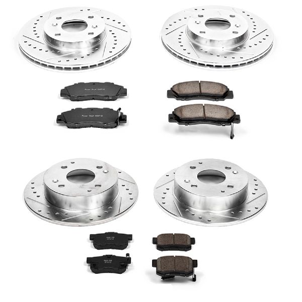1998-1999 Acura CL Disc Brake Kit - Front and Rear (Powerstop)