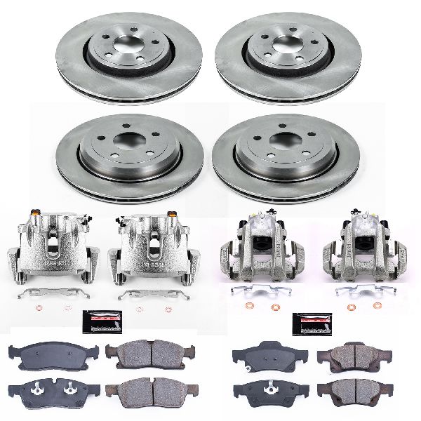 2013-2015 Jeep Grand Cherokee Disc Brake Kit - Front and Rear (Powerstop)