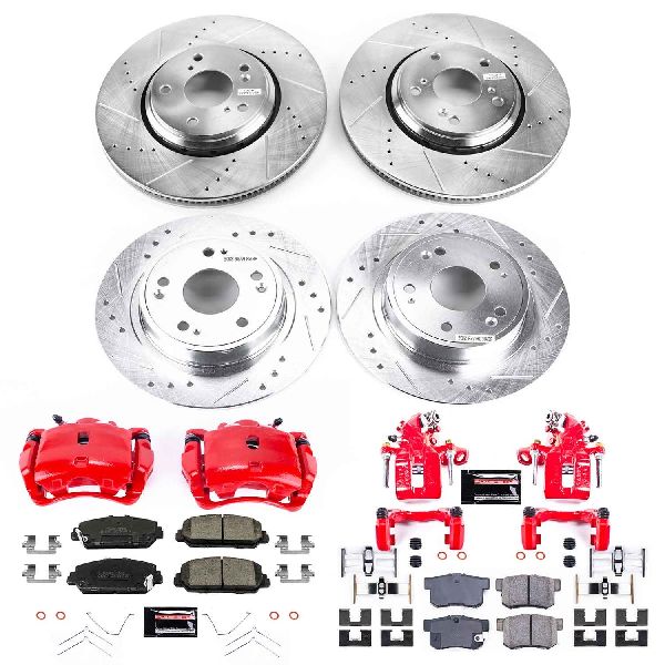 2017-2018 Acura ILX Disc Brake Kit - Front and Rear (Powerstop)