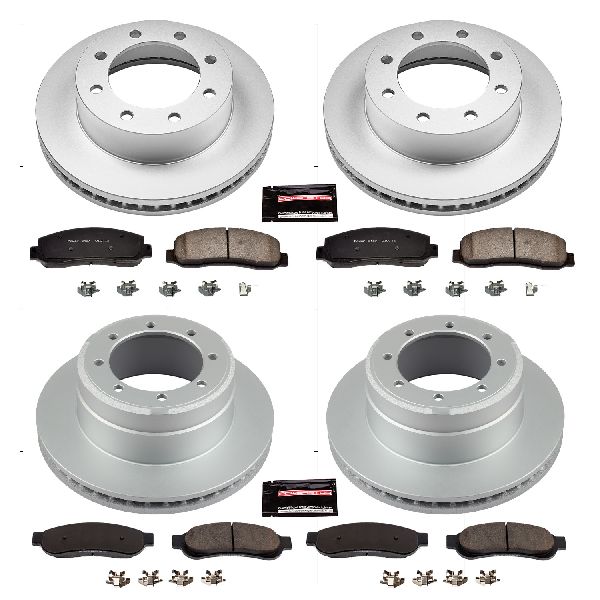 2005-2010 Ford F-350 Super Duty Disc Brake Kit - Front and Rear (Powerstop)