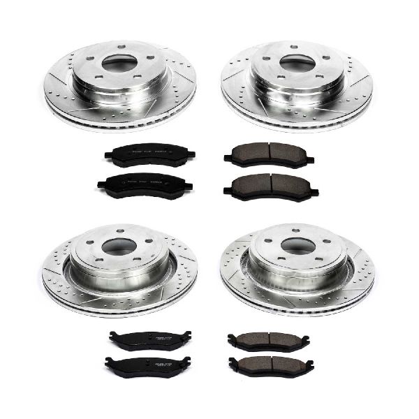 2007-2009 Dodge Durango Disc Brake Kit - Front and Rear (Powerstop)
