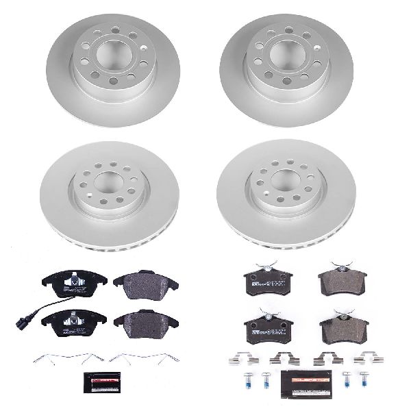 2013-2018 Volkswagen Jetta Disc Brake Kit - Front and Rear (Powerstop)