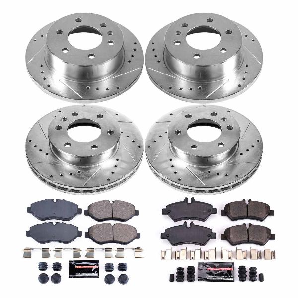 2007-2008 Freightliner Sprinter 2500 Disc Brake Kit - Front and Rear (Powerstop)