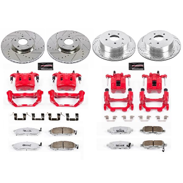 2011-2013 INFINITI M37 Disc Brake Kit - Front and Rear (Powerstop)