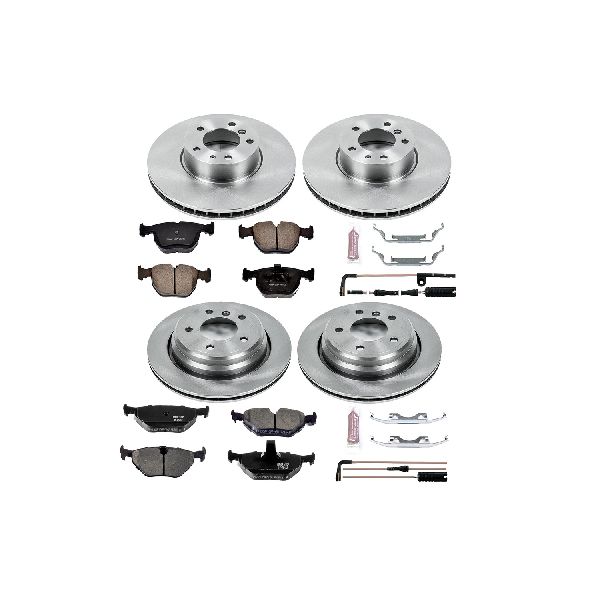 1997-2000 BMW 540i Disc Brake Kit - Front and Rear (Powerstop)