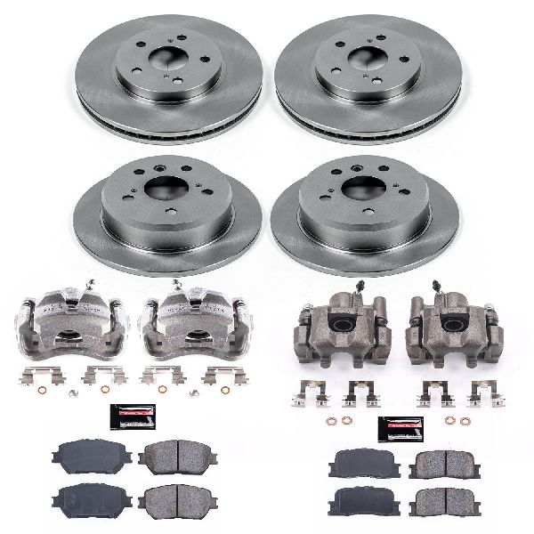 2002-2004 Toyota Camry Disc Brake Kit - Front and Rear (Powerstop)