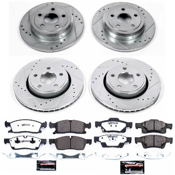2011-2020 Dodge Durango Disc Brake Kit - Front and Rear (Powerstop)