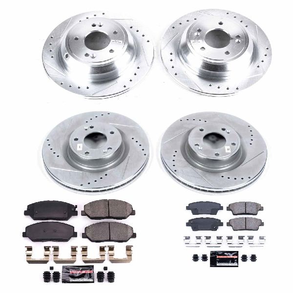 2010-2011 Hyundai Genesis Disc Brake Kit - Front and Rear (Powerstop)