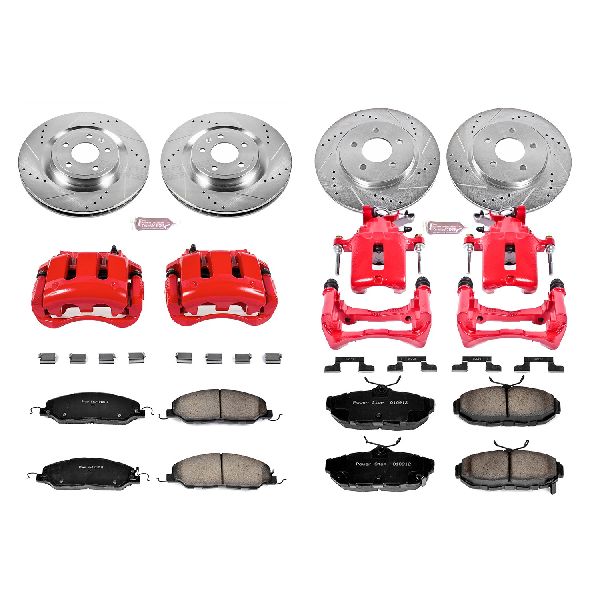 2011-2014 Ford Mustang Disc Brake Kit - Front and Rear (Powerstop)
