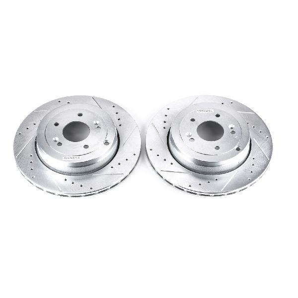 2010-2016 Hyundai Genesis Coupe Disc Brake Rotor Set - Rear (Powerstop)
