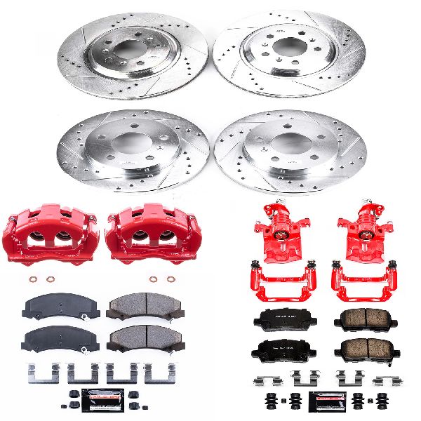 2012-2013 Chevrolet Impala Disc Brake Kit - Front and Rear (Powerstop)