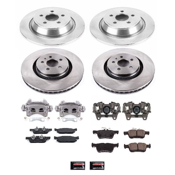 2019-2021 Lincoln Nautilus Disc Brake Kit - Front and Rear (Powerstop)