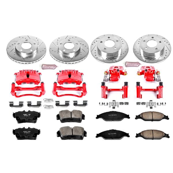 1999-2002 Ford Mustang Disc Brake Kit - Front and Rear (Powerstop)