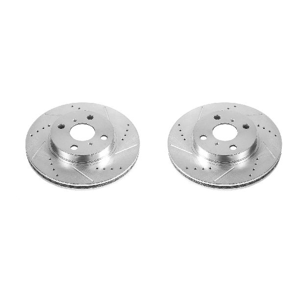 2007-2018 Toyota Yaris Disc Brake Rotor Set - Front (Powerstop)