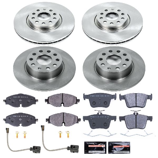 2015-2020 Audi A3 Disc Brake Kit - Front and Rear (Powerstop)