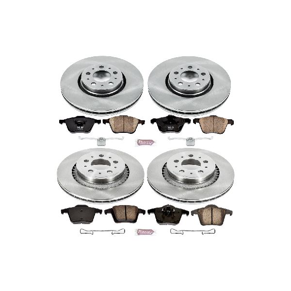 2003-2014 Volvo XC90 Disc Brake Kit - Front and Rear (Powerstop)