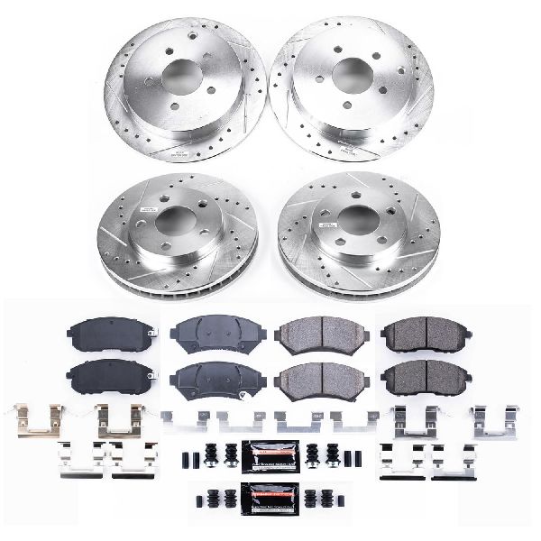2002-2004 Oldsmobile Silhouette Disc Brake Kit - Front and Rear (Powerstop)