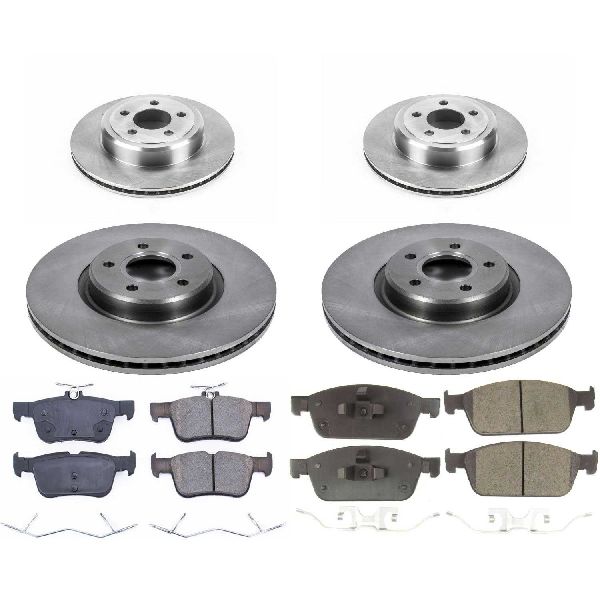 2017-2019 Lincoln MKC Disc Brake Kit - Front and Rear (Powerstop)