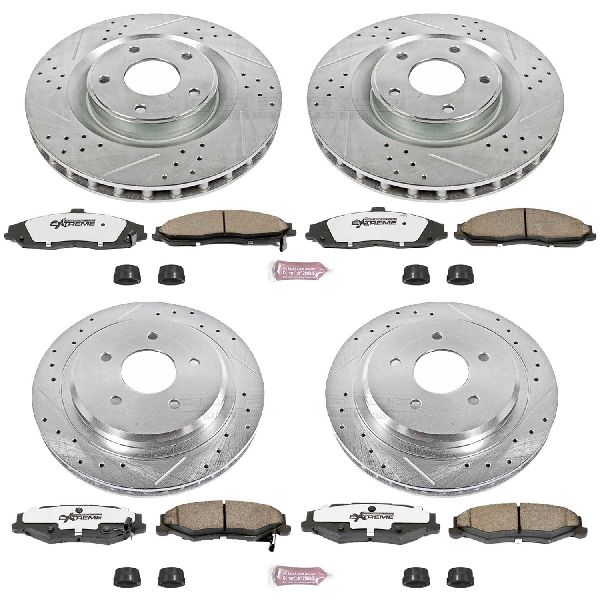 2005-2007 Cadillac XLR Disc Brake Kit - Front and Rear (Powerstop)