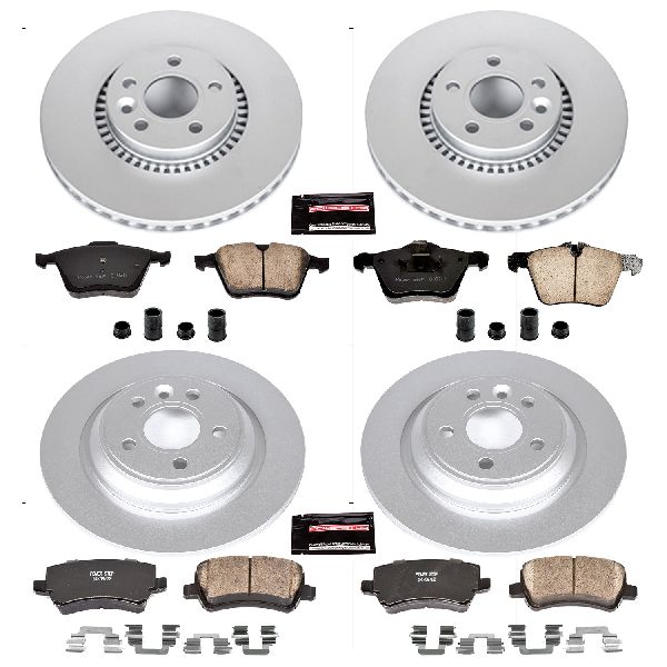 2007-2014 Volvo S80 Disc Brake Kit - Front and Rear (Powerstop)