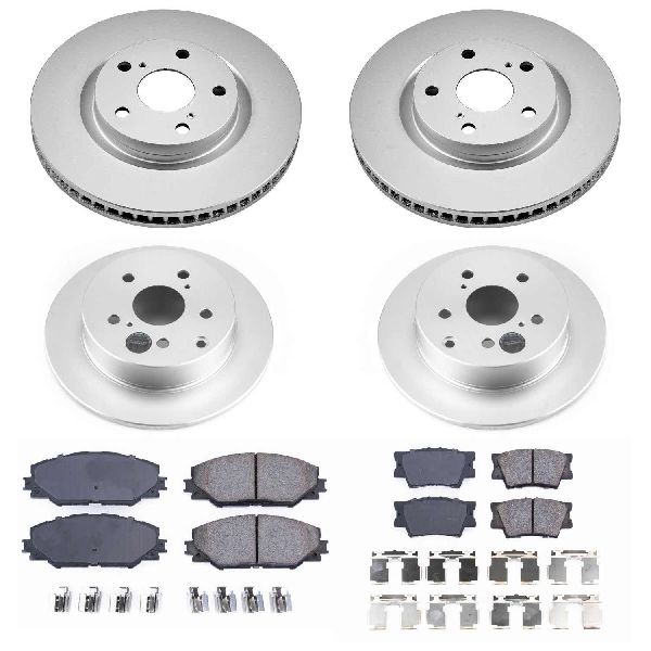 2009-2010 Pontiac Vibe Disc Brake Kit - Front and Rear (Powerstop)