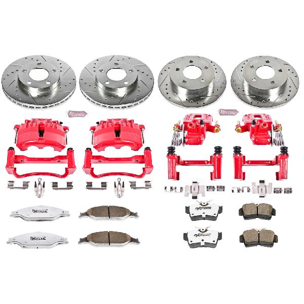2003-2004 Ford Mustang Disc Brake Kit - Front and Rear (Powerstop)