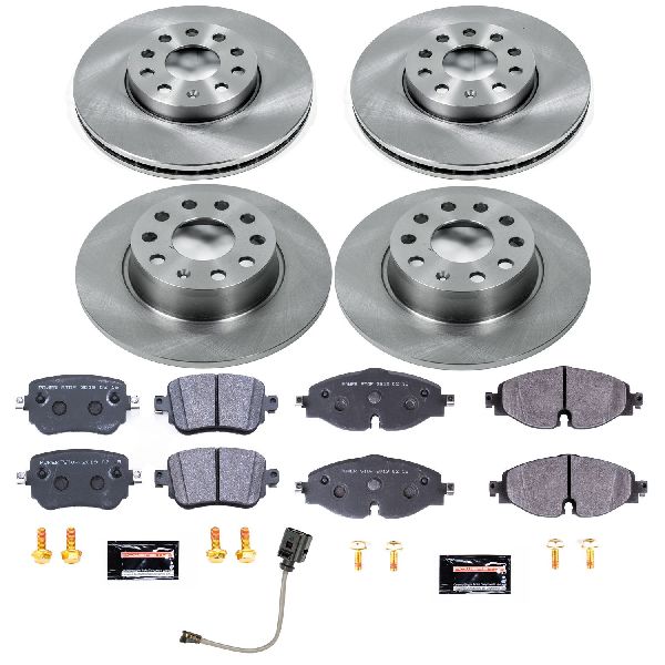 2015-2021 Volkswagen Golf Disc Brake Kit - Front and Rear (Powerstop)