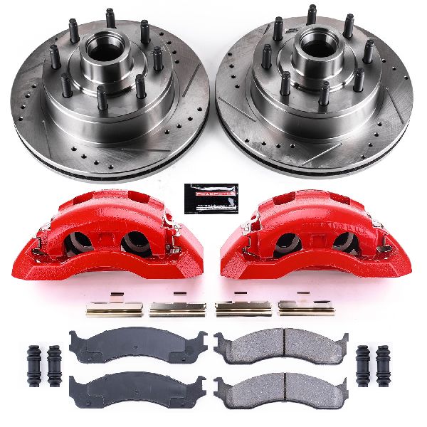 1999-2002 Ford E-350 Econoline Club Wagon Disc Brake Kit - Front (Powerstop)