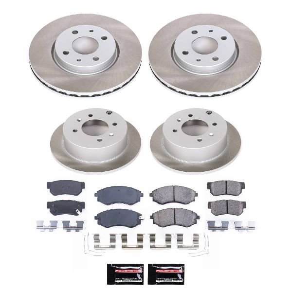 1999-2001 Hyundai Sonata Disc Brake Kit - Front and Rear (Powerstop)