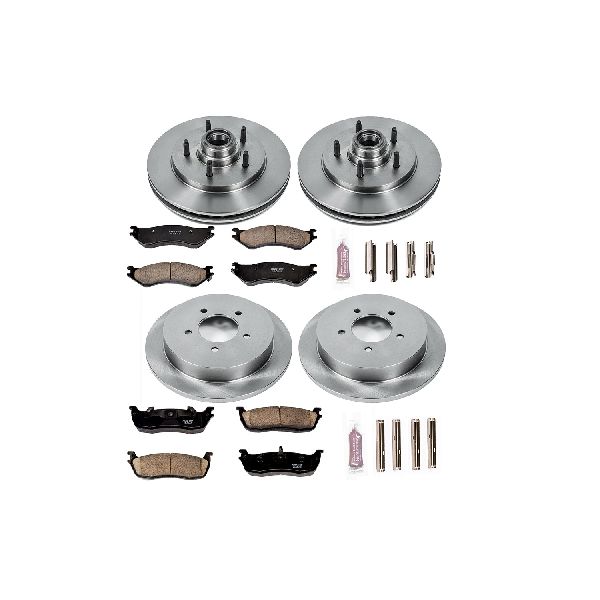 1998-2000 Lincoln Navigator Disc Brake Kit - Front and Rear (Powerstop)