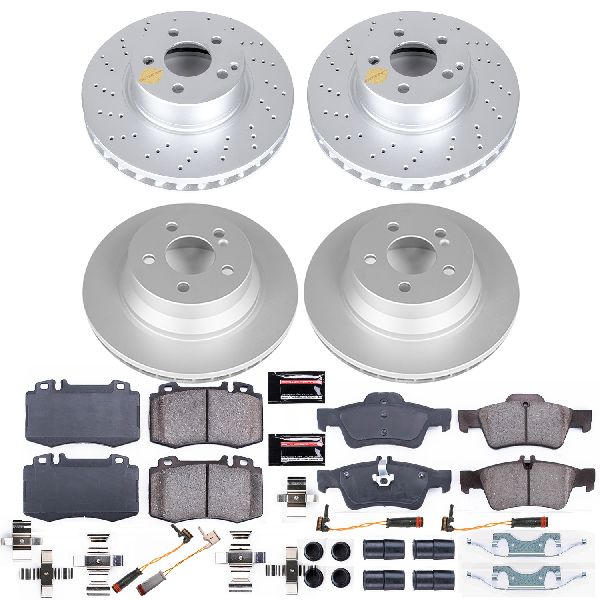 2004-2006 Mercedes-Benz E500 Disc Brake Kit - Front and Rear (Powerstop)