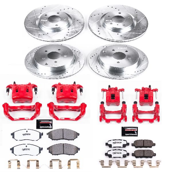 2014-2019 INFINITI Q70 Disc Brake Kit - Front and Rear (Powerstop)