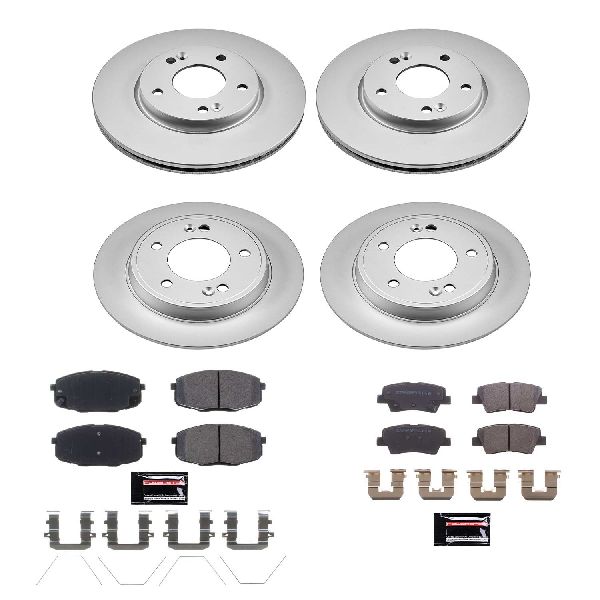 2017-2019 Kia Soul Disc Brake Kit - Front and Rear (Powerstop)