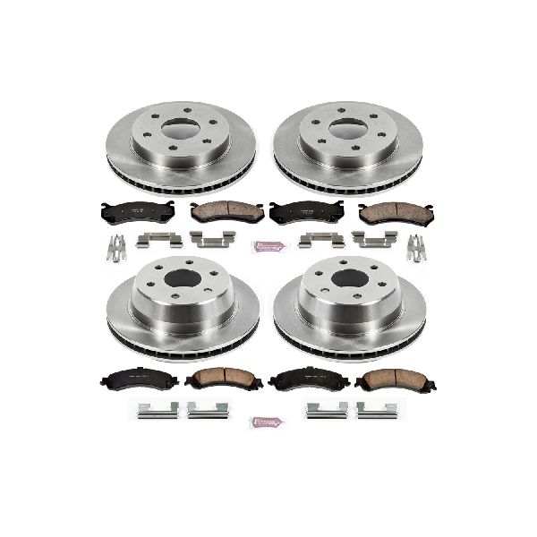 2002-2006 Chevrolet Avalanche 1500 Disc Brake Kit - Front and Rear (Powerstop)