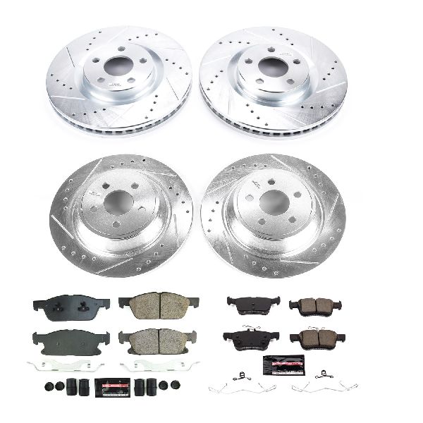 2017-2020 Lincoln Continental Disc Brake Kit - Front and Rear (Powerstop)