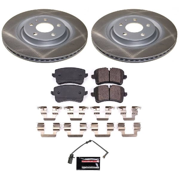 2013-2014 Audi A8 Quattro Disc Brake Kit - Rear (Powerstop)