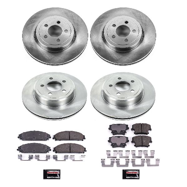 2005-2008 Dodge Magnum Disc Brake Kit - Front and Rear (Powerstop)